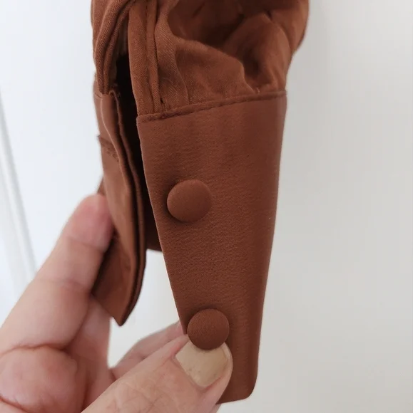 Urban Outfitters Brown Collar Corset Style Dress size X-small - Picture 6 of 6